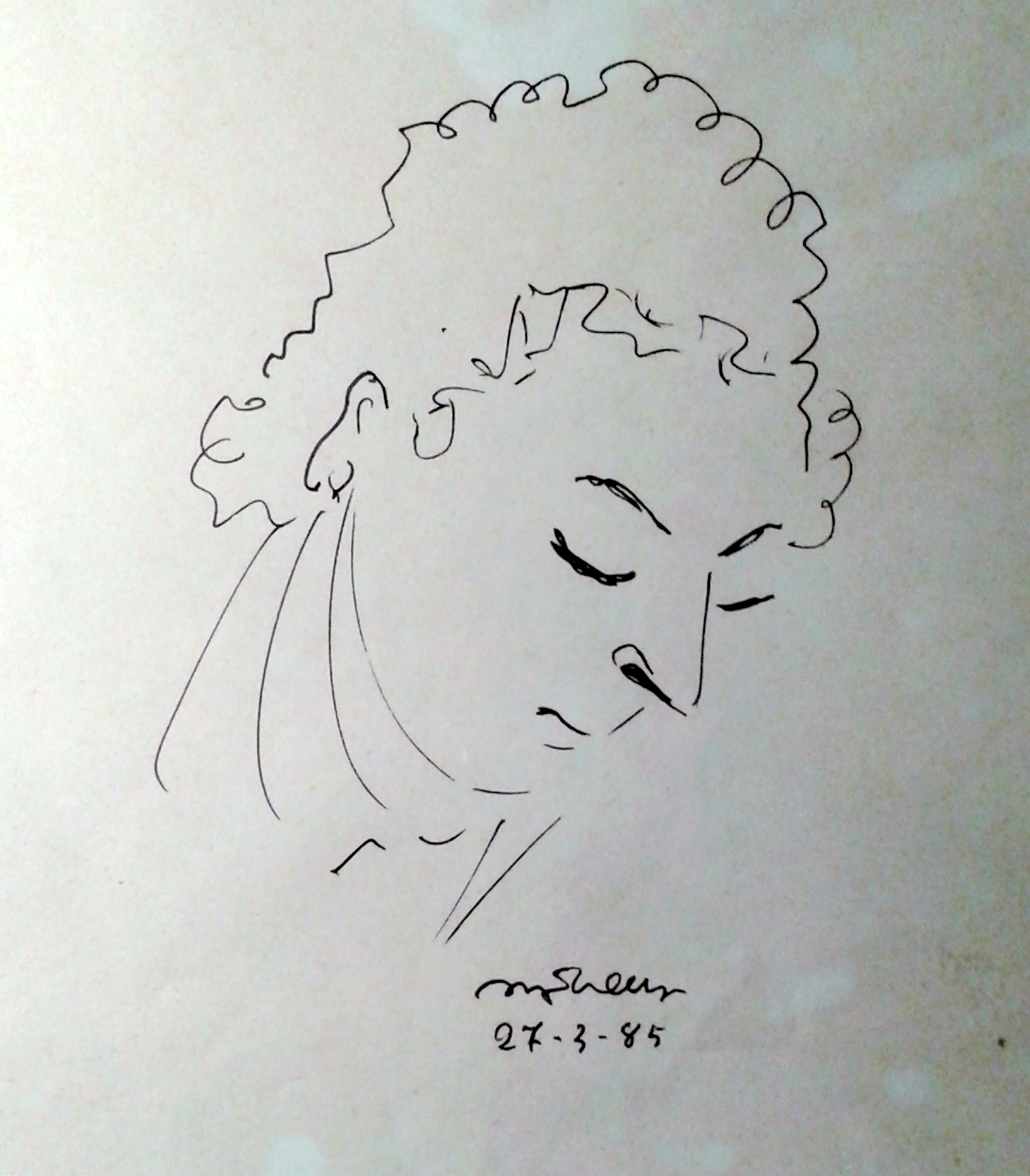 RITRATTO DI GIGI DI FIORE 27 MARZO 1985